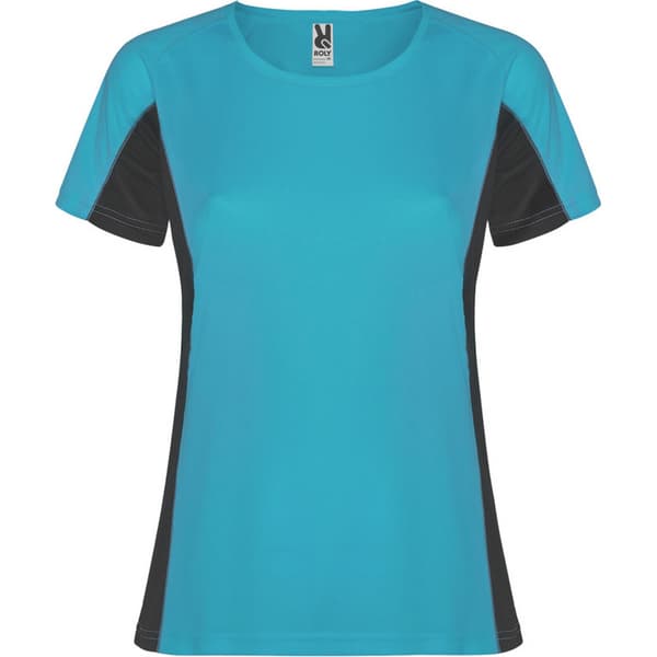Roly Kortärmad sport-T-shirt, dam/dam, Shanghai