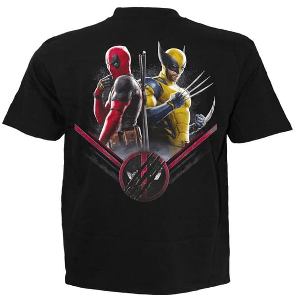 Deadpool & Wolverine T-shirt med Bullseye för vuxna, unisex
