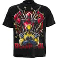 Miniatyrbild 1 av 3: Deadpool & Wolverine T-shirt med Bullseye för vuxna, unisex