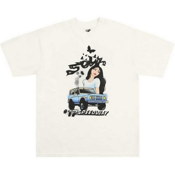 Olivia Rodrigo Unisex Adult Sour Airbrushed T-Shirt