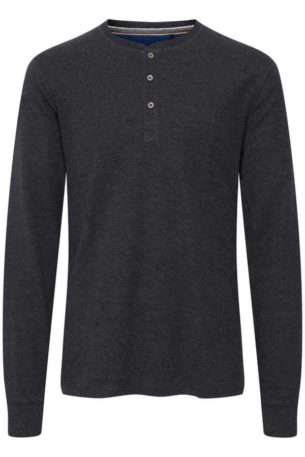 Blend - L.Ä. T-shirt 20712117 Henley Mörkblå XL
