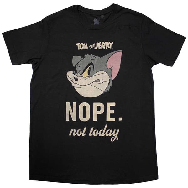 Tom & Jerry Unisex vuxen Inte idag T-Shirt