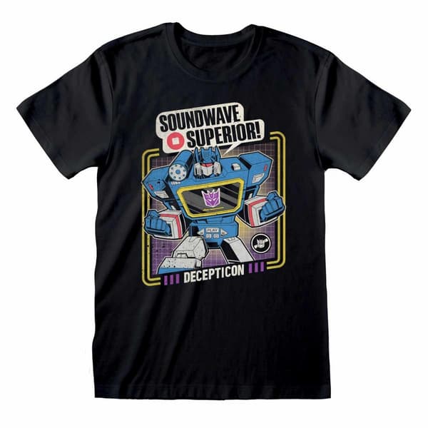 Transformers Unisex Superior Soundwave T-shirt för vuxna