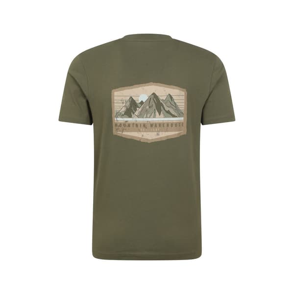 Mountain Warehouse Mens Badge Organic T-Shirt