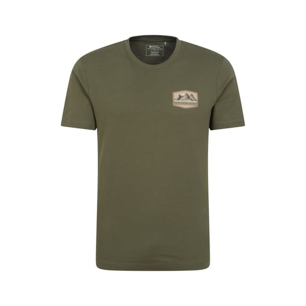 Mountain Warehouse Mens Badge Organic T-Shirt