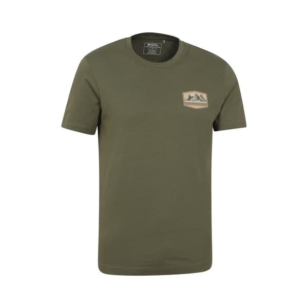 Mountain Warehouse Mens Badge Organic T-Shirt