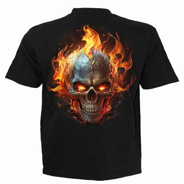 Spiral Direct Unisex Adult Night Rider Short-Sleeved T-Shirt