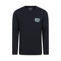 Pikkukuva 1 / 3: Mountain Warehouse Mens Badge Organic Long-Sleeved Top
