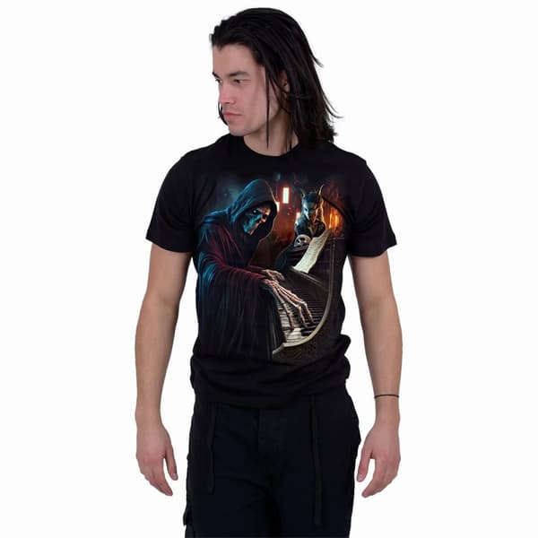 Spiral Direct Unisex Vuxen Midnight Blues kortärmad t-shirt