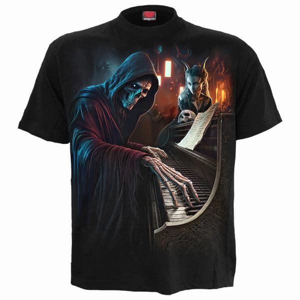 Spiral Direct Unisex Adult Midnight Blues Short-Sleeved T-Shirt