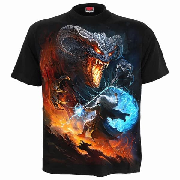 Spiral Direct Childrens/Kids Infernal Duel T-Shirt Black 15-16 Years