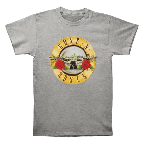 Guns N Roses Childrens/Kids Classic Logo T-Shirt Heather Grey 11-12 Years
