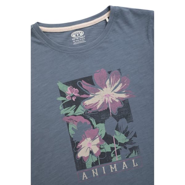 Animal Dam/Lady Canopy Carina Flowers Ekologisk T-shirt