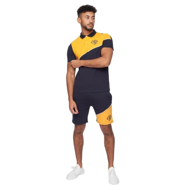 Crosshatch Mens Ventamoore Polo and Shorts Set