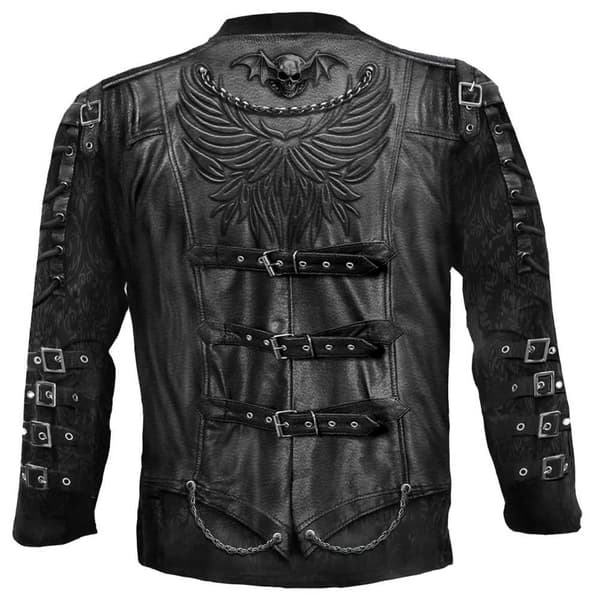 Spiral Direct Unisex Adult Goth Wrap Långärmad T-shirt