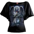 Miniatyrbilde 1 av 2: Spiral Direct Womens/Ladies Grieving Angel Boat Neck Batwing T-Shirt