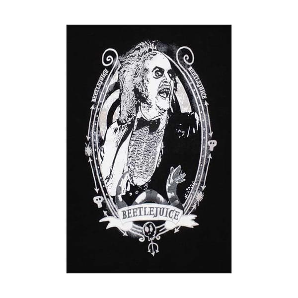 Beetlejuice Unisex Adult Beetle Frame T-Shirt