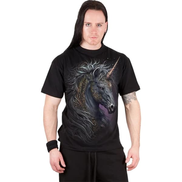 Spiral Direct Unisex Adult Celtic Unicorn T-Shirt