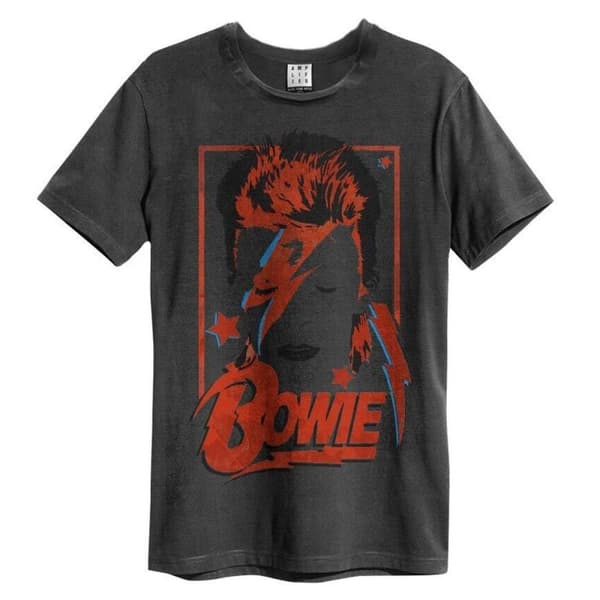 Amplified Unisex Adult Aladdin Sane David Bowie T-Shirt
