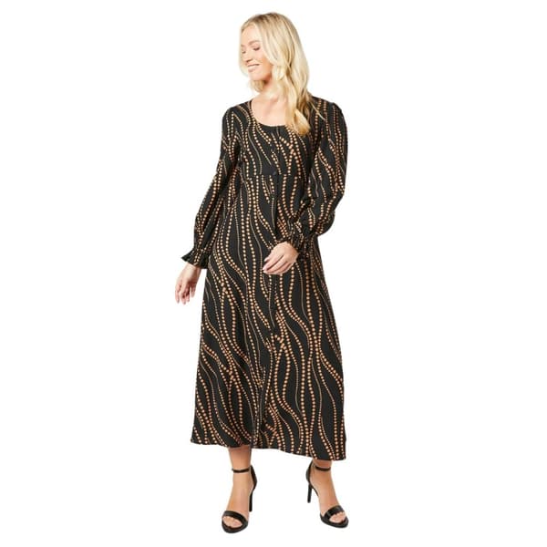 Dorothy Perkins Womens/Ladies Abstract Spot Scoop Neck Shirt Dress