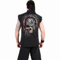 Miniatyrbilde 3 av 3: Spiral Direct Unisex Adult Reaper Time Stone Wash Sleeveless Shirt