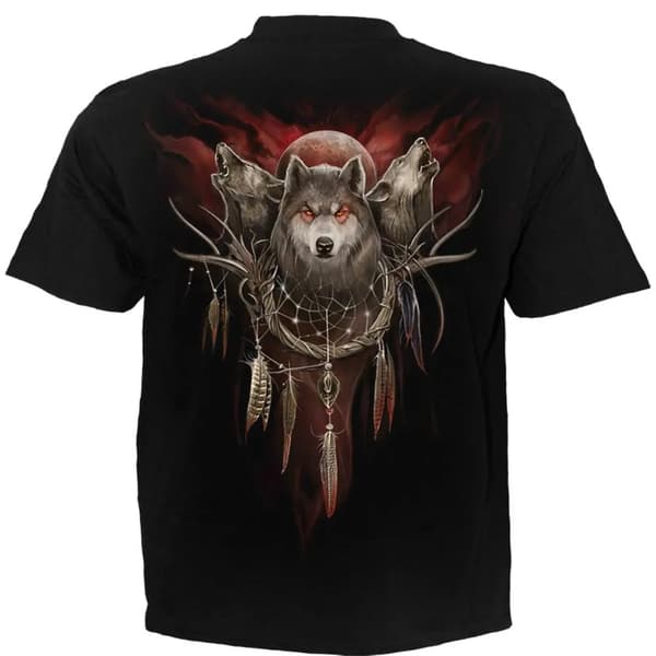 Spiral Direct Unisex T-shirt "Cry Of The Wolf" för vuxna