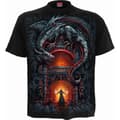 Miniatyrbillede 1 af 3: Spiral Direct Unisex Adult Dragon´s Lair Short-Sleeved T-Shirt