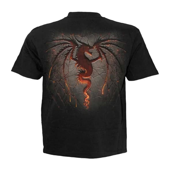 Spiral Direct Childrens/Kids Dragon Furnace Short-Sleeved T-Shirt