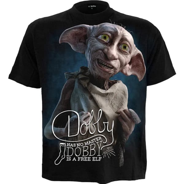 Spiral Direct Unisex Vuxen Dobby Harry Potter kortärmad T-shirt