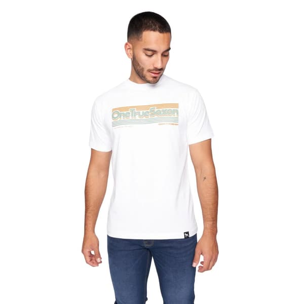 One True Saxon T-Shirt för män Forever Optic White L
