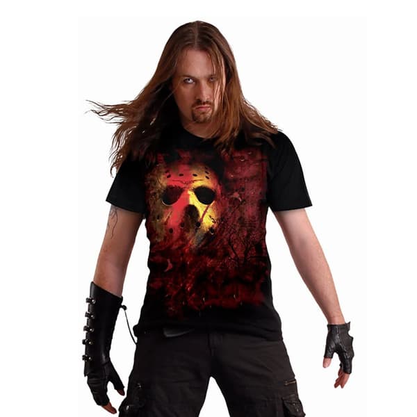 Spiral Direct Unisex Vuxen Jason Lives Fredagen den 13:e T-shirt
