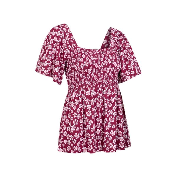 Mountain Warehouse Dam/Lady Hydra Floral Shirred Top