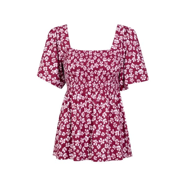 Mountain Warehouse Dam/Lady Hydra Floral Shirred Top