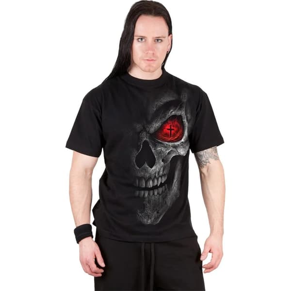 Spiral Direct T-shirt med dödsblick för vuxna, unisex