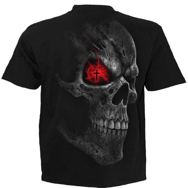 Spiral Direct T-shirt med dödsblick för vuxna, unisex