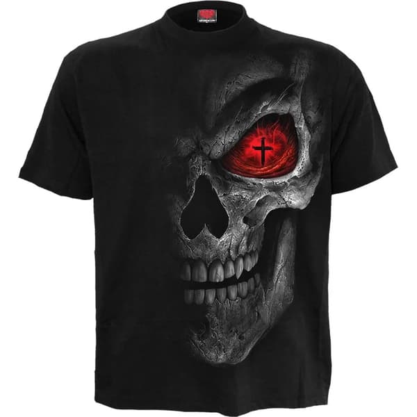 Spiral Direct T-shirt med dödsblick för vuxna, unisex