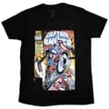Miniatyrbild 1 av 2: Marvel Comics Unisex Vuxen Captain America Wheel Comic Cover T-shirt