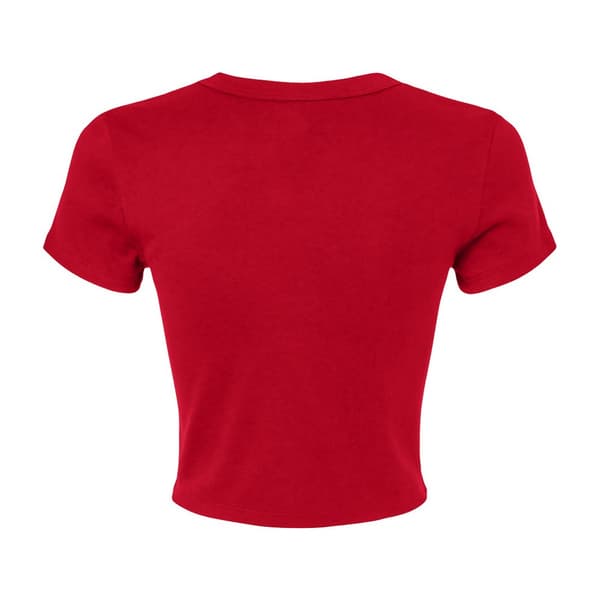 Bella + Canvas Womens/Ladies Micro-Rib Crop Top