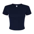 Miniatyrbillede 1 af 3: Bella + Canvas Womens/Ladies Micro-Rib Crop Top