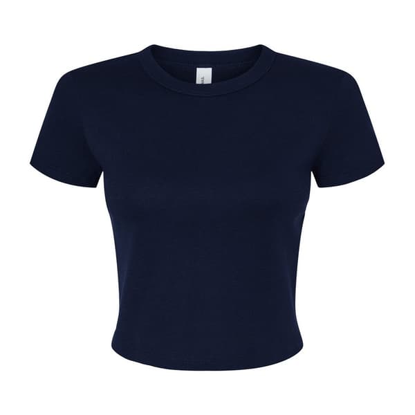 Bella + Canvas Womens/Ladies Micro-Rib Crop Top