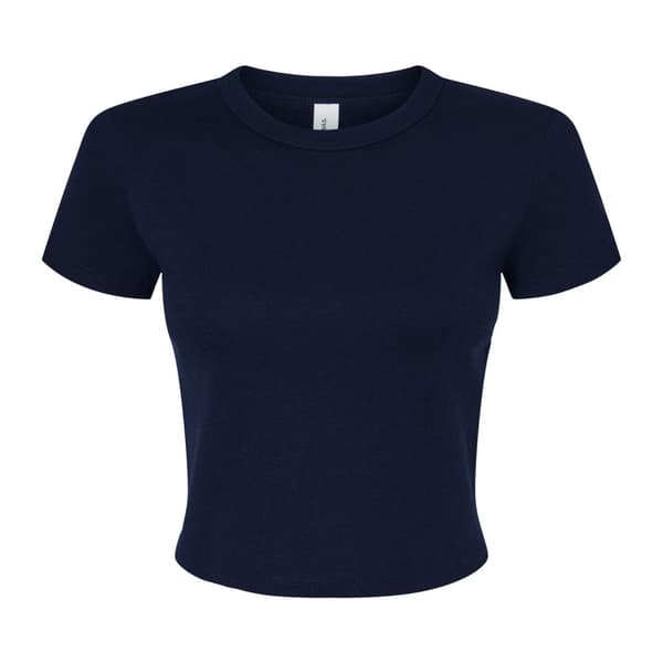 Bella + Canvas Womens/Ladies Micro-Rib Crop Top