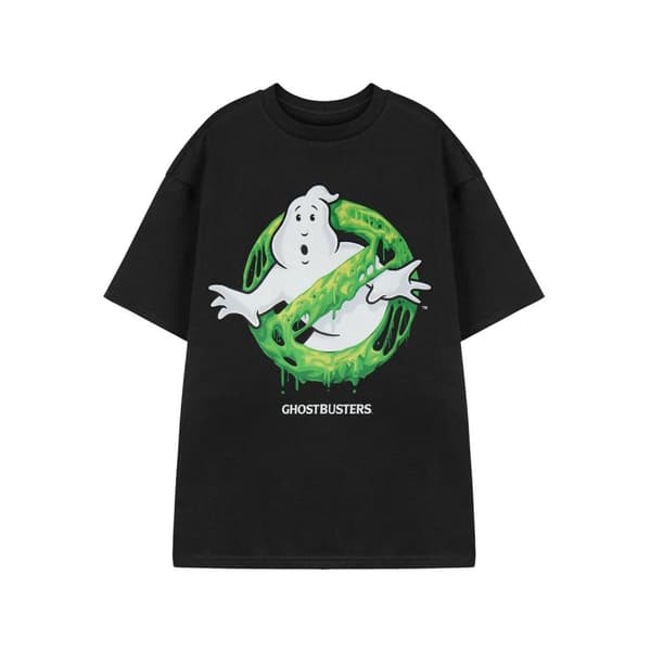 Ghostbusters Unisex Adult Slime Logo Short-Sleeved T-Shirt