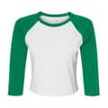Miniatyrbild 1 av 3: Bella + Canvas T-shirt med 3/4-ärm, Micro-Rib Raglan, dam/dam