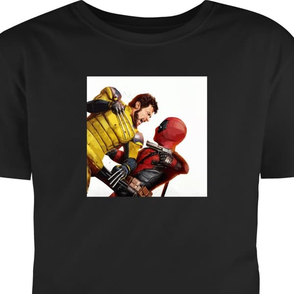 T-shirt til Børn | Klassisk Børne T-shirt Deadpool & Wolverine