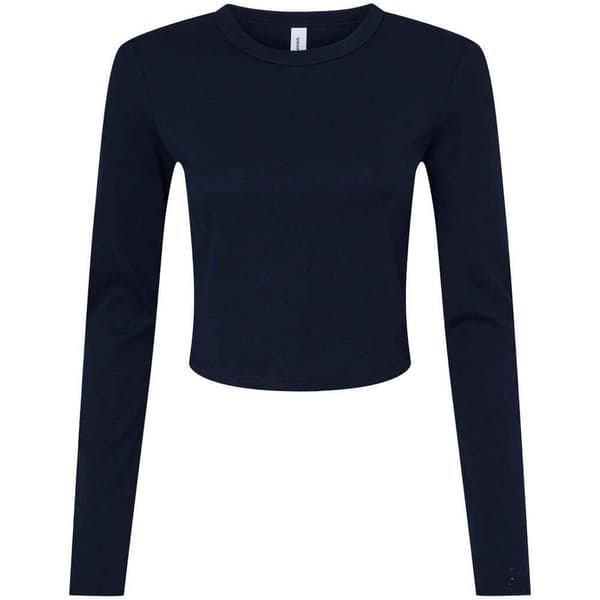 Bella + Canvas Womens/Ladies Micro-Rib Long-Sleeved T-Shirt