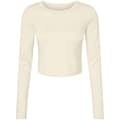 Pikkukuva 1 / 3: Bella + Canvas Womens/Ladies Micro-Rib Long-Sleeved T-Shirt