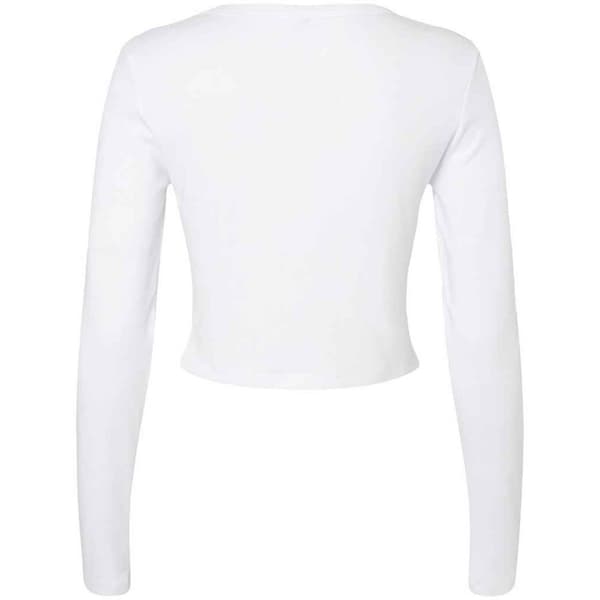 Bella + Canvas Womens/Ladies Micro-Rib Long-Sleeved T-Shirt