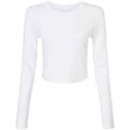 Miniatyrbillede 1 af 3: Bella + Canvas Womens/Ladies Micro-Rib Long-Sleeved T-Shirt