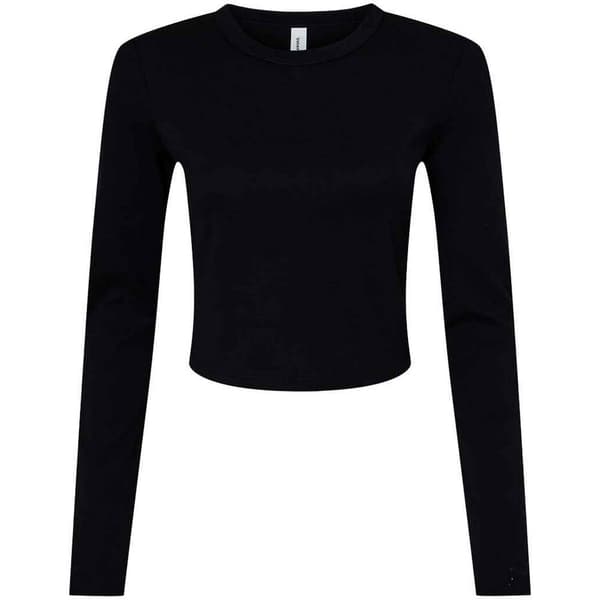 Bella + Canvas Womens/Ladies Micro-Rib Long-Sleeved T-Shirt