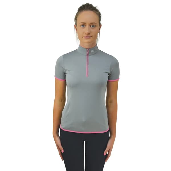 Hy Girls Mizs Passion Sporttröja Grey/Pink 15-16 Years